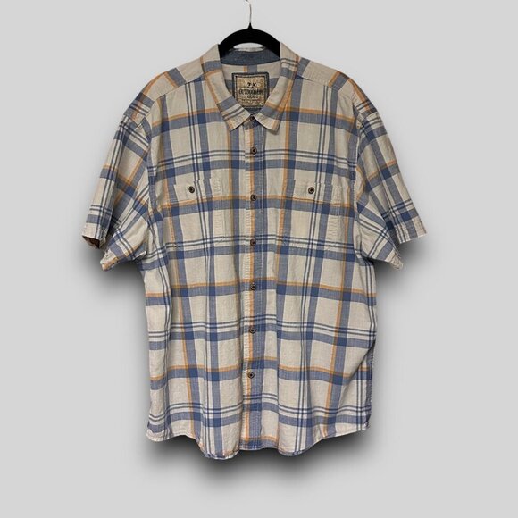 Sears Other - Vintage Outdoor Life Men's Plaid Button-Down Shirt Size XXL EUC Country Casual